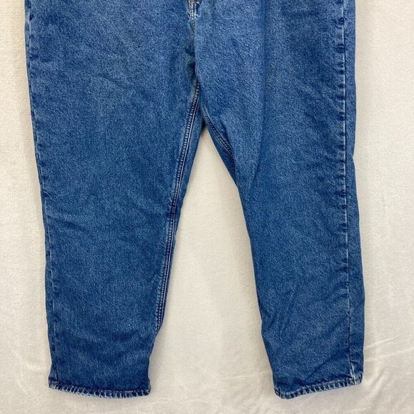 Carhartt Flannel Lined Jeans 44x32 Relaxed Fit B172 DST Blue Denim Warm Outdoors - Picture 6 of 16